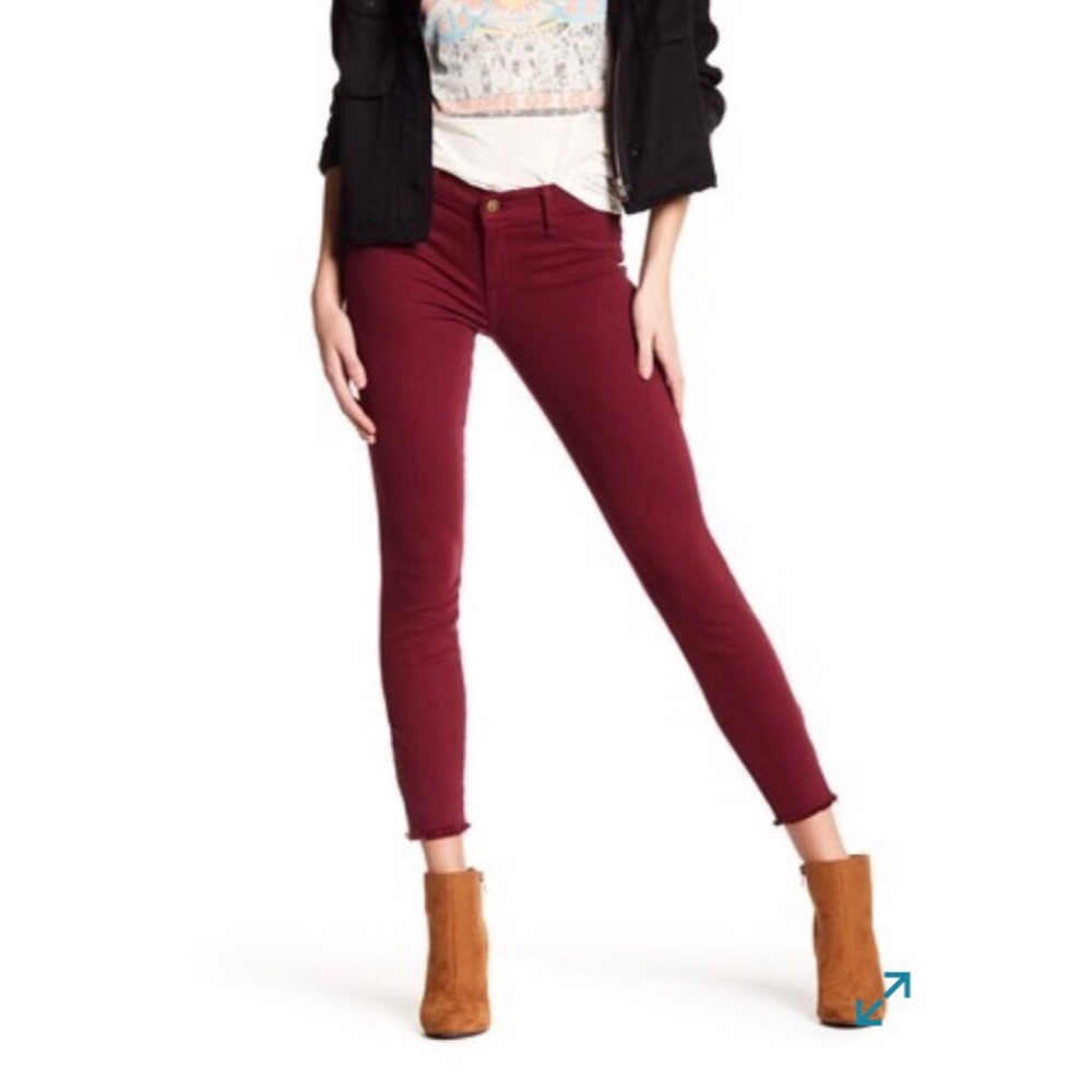 PISTOLA MIDRISE ZIP-ANKLE SKINNY JEANS SIZE 30
